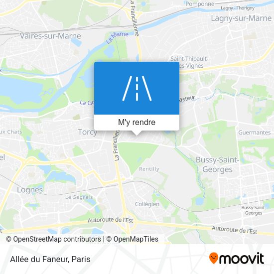Allée du Faneur plan