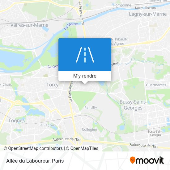 Allée du Laboureur plan