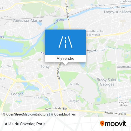 Allée du Savetier plan