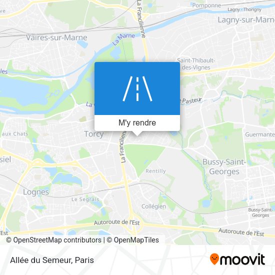 Allée du Semeur plan