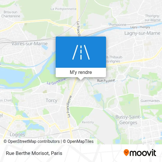 Rue Berthe Morisot plan