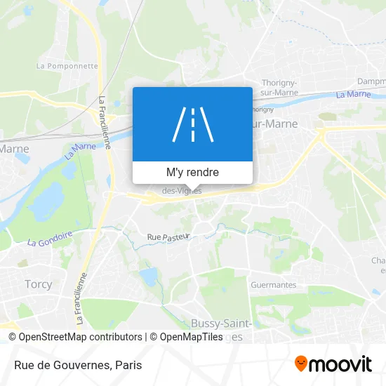 Rue de Gouvernes plan