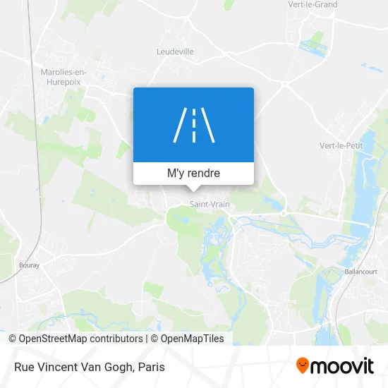 Rue Vincent Van Gogh plan