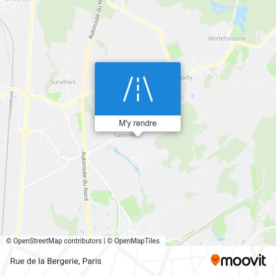 Rue de la Bergerie plan