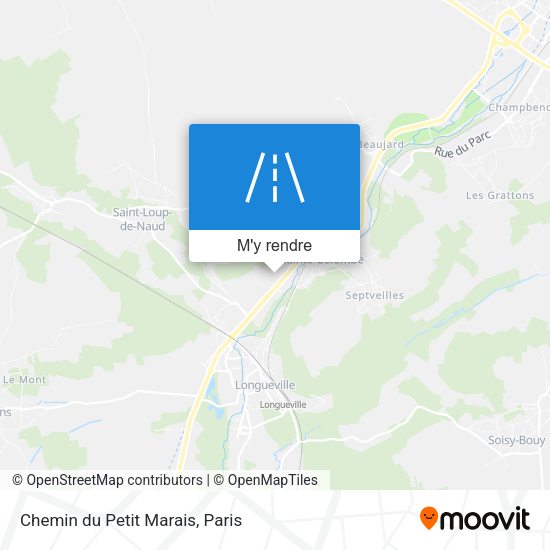 Chemin du Petit Marais plan