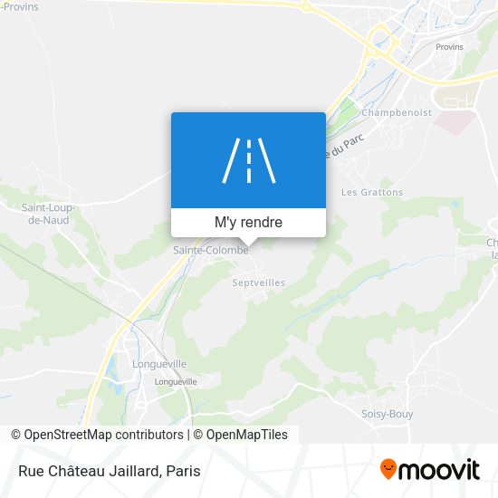Rue Château Jaillard plan