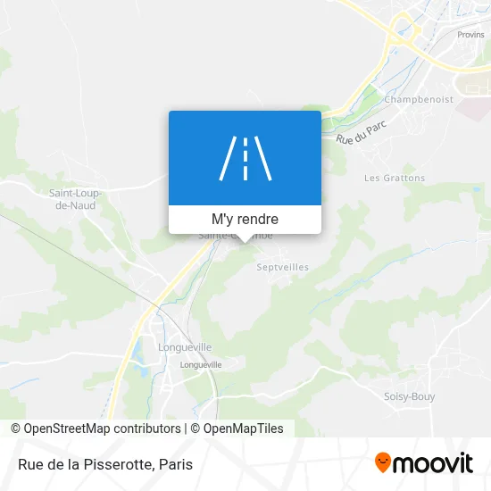 Rue de la Pisserotte plan