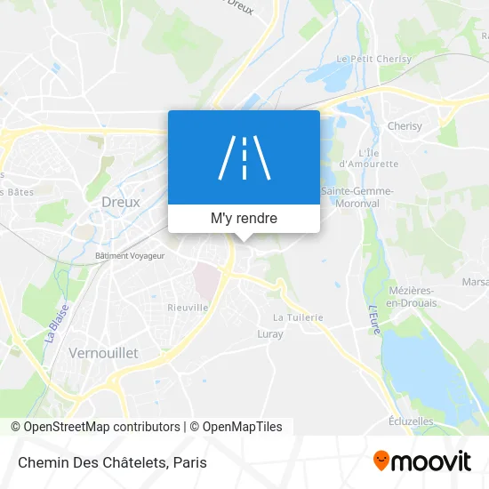 Chemin Des Châtelets plan