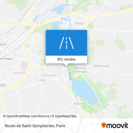Route De Saint-Symphorien plan