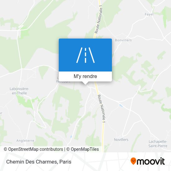 Chemin Des Charmes plan
