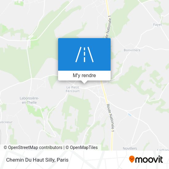 Chemin Du Haut Silly plan