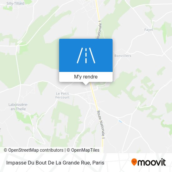 Impasse Du Bout De La Grande Rue plan