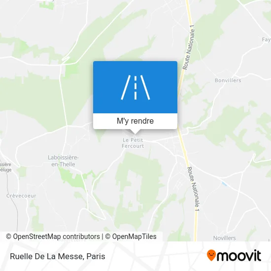 Ruelle De La Messe plan