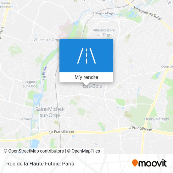 Rue de la Haute Futaie plan