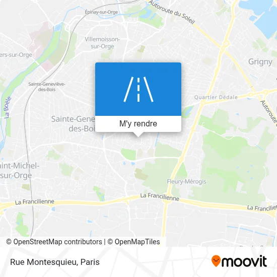 Rue Montesquieu plan