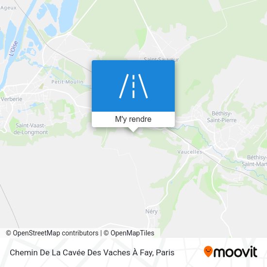 Chemin De La Cavée Des Vaches À Fay plan