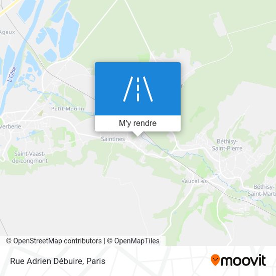 Rue Adrien Débuire plan