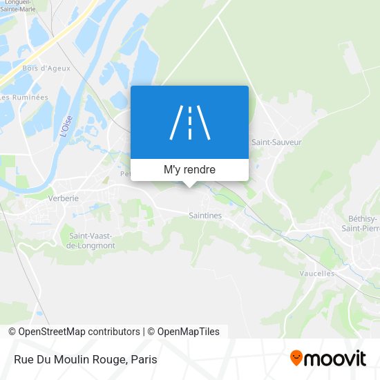 Rue Du Moulin Rouge plan