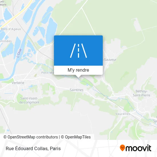 Rue Édouard Collas plan