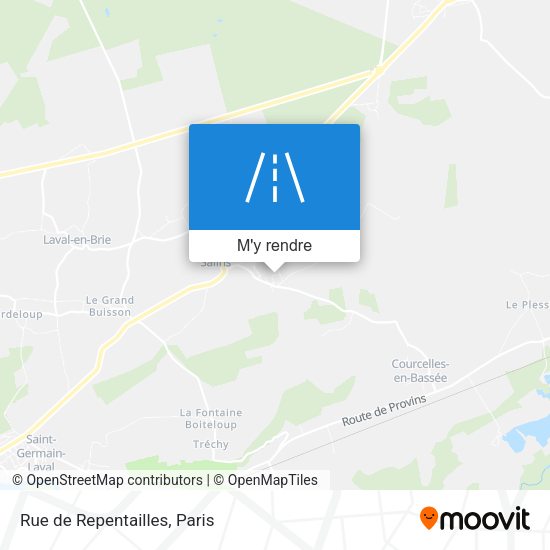 Rue de Repentailles plan