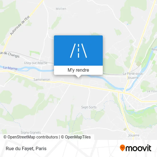 Rue du Fayet plan