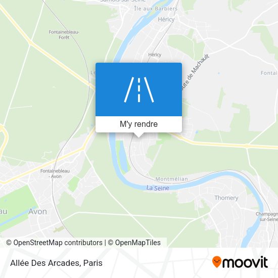 Allée Des Arcades plan