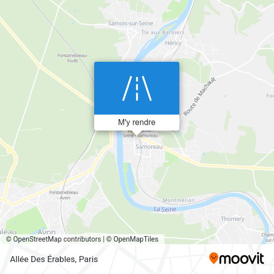 Allée Des Érables plan