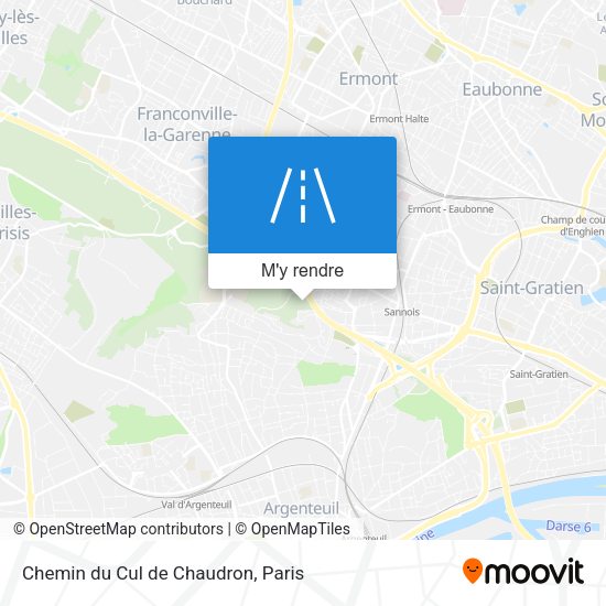 Chemin du Cul de Chaudron plan