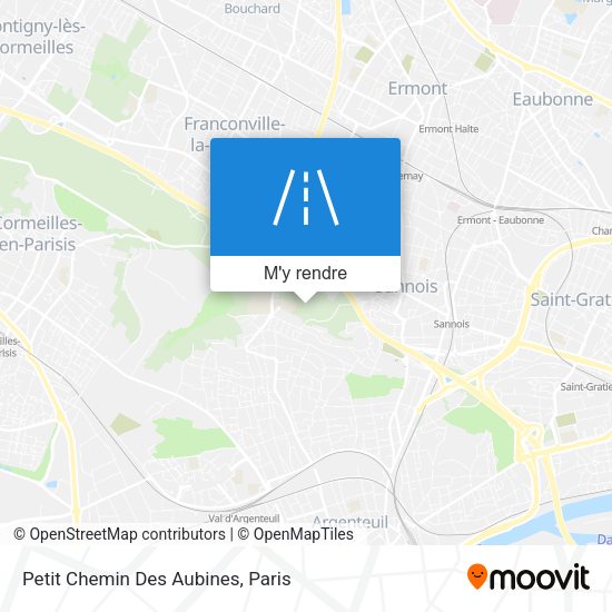 Petit Chemin Des Aubines plan