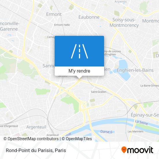 Rond-Point du Parisis plan