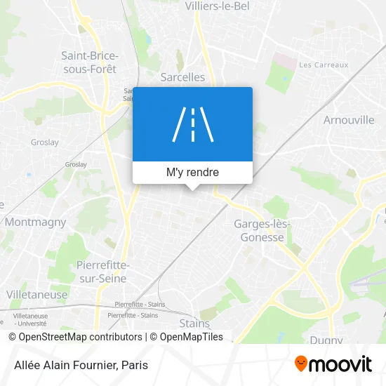 Allée Alain Fournier plan