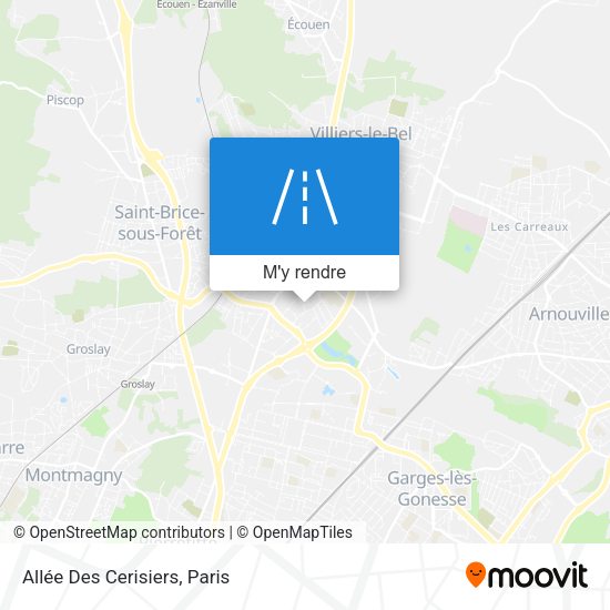 Allée Des Cerisiers plan