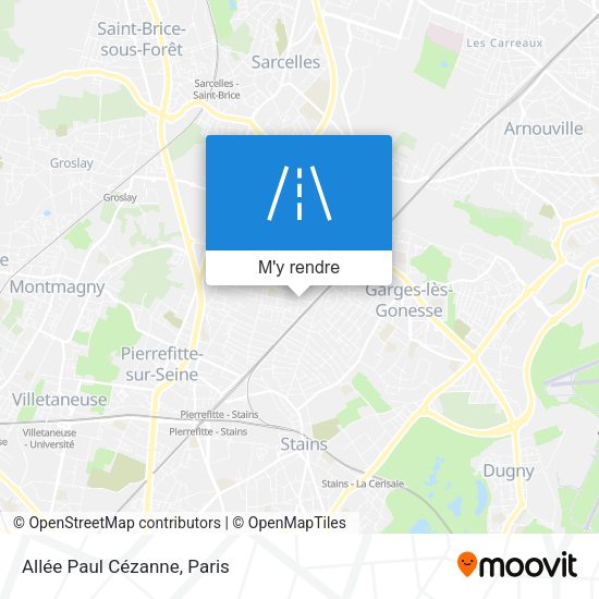 Allée Paul Cézanne plan