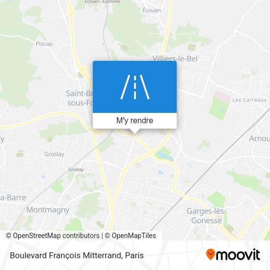 Boulevard François Mitterrand plan