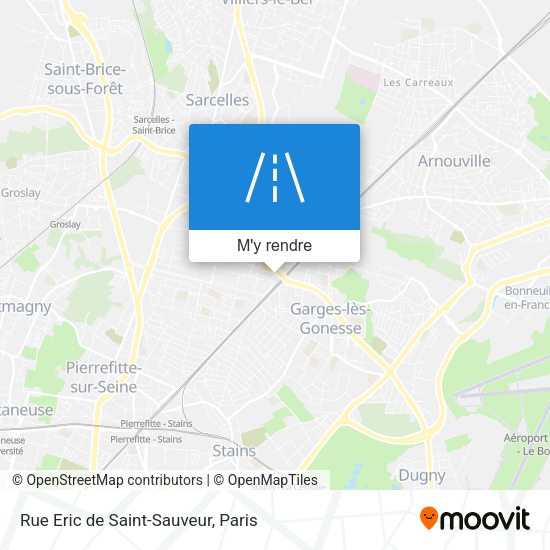 Rue Eric de Saint-Sauveur plan