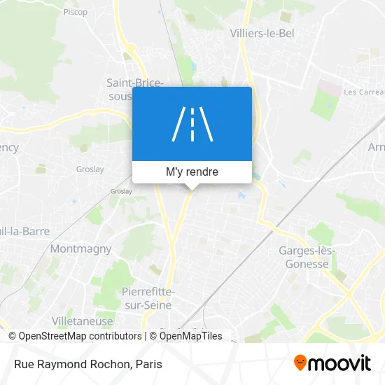 Rue Raymond Rochon plan