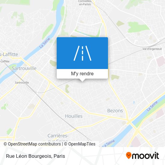 Rue Léon Bourgeois plan