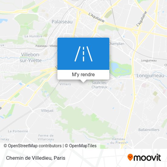 Chemin de Villedieu plan