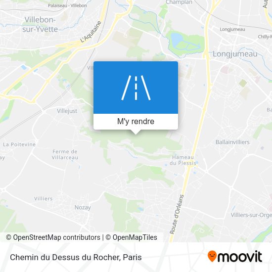 Chemin du Dessus du Rocher plan