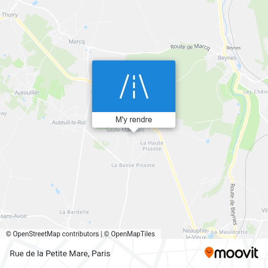 Rue de la Petite Mare plan