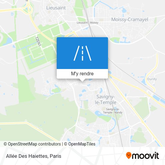 Allée Des Haiettes plan