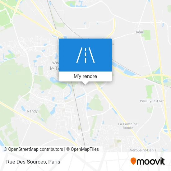 Rue Des Sources plan