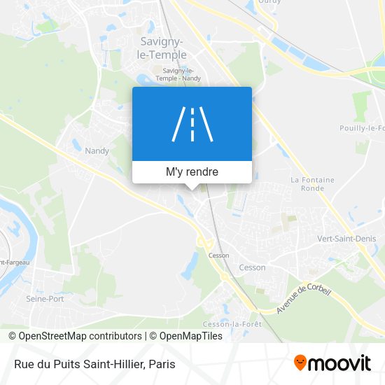 Rue du Puits Saint-Hillier plan