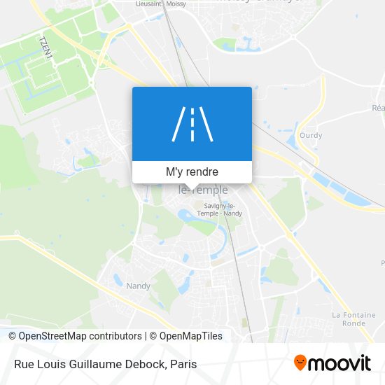Rue Louis Guillaume Debock plan