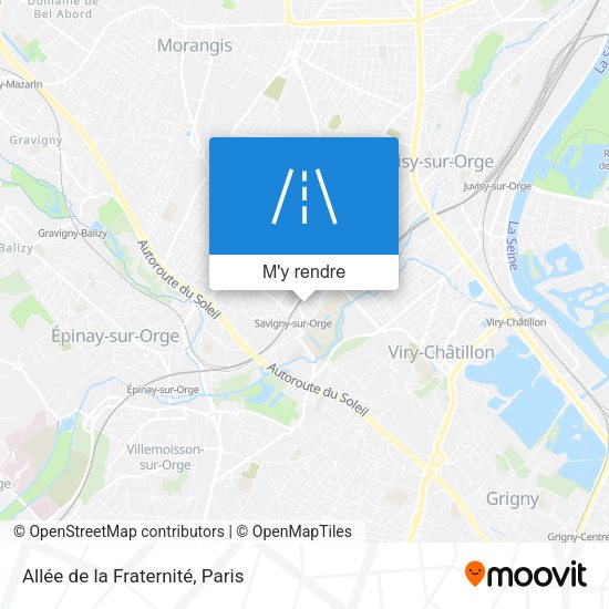 Allée de la Fraternité plan