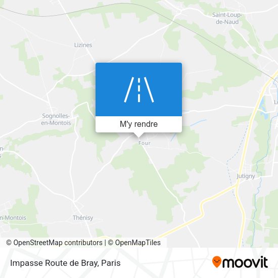 Impasse Route de Bray plan