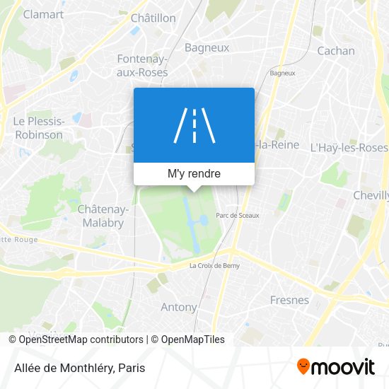 Allée de Monthléry plan
