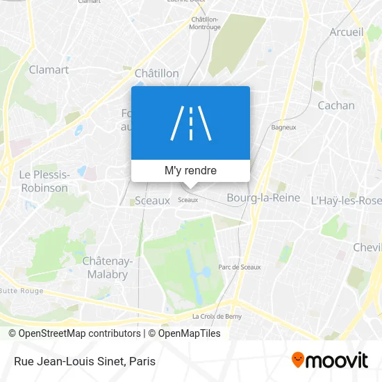 Rue Jean-Louis Sinet plan