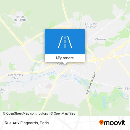 Rue Aux Flageards plan