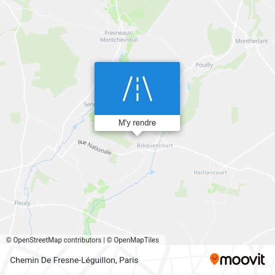 Chemin De Fresne-Léguillon plan